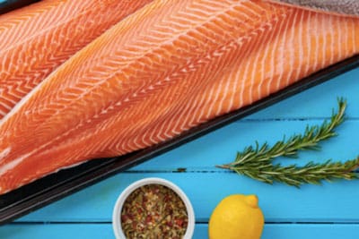 salmón salvaje noruego