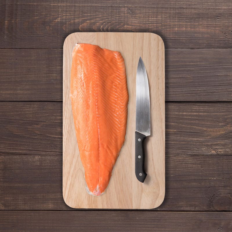 Comprar salmón crudo noruego (raw salmon)